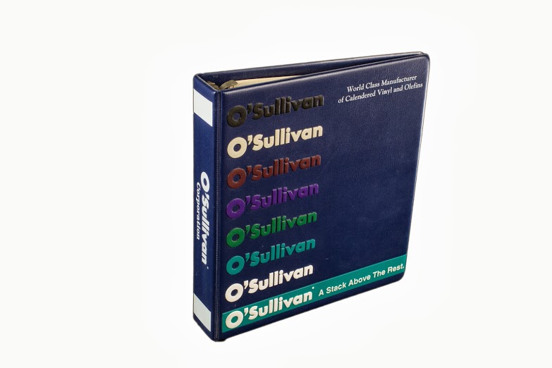 O'Sullivan Blue Vinyl Binder